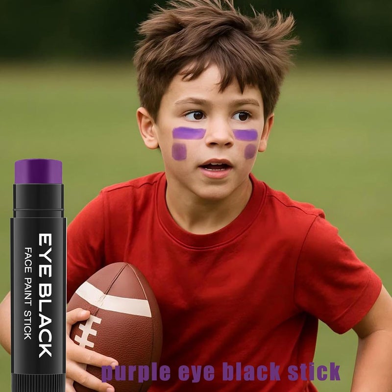 Wismee Purple Eye Black, Anti-Glare Under Eye Sports Grease Stick for Baseball Football Softball Soccer Lacrosse Hockey Athletes Sports Training, Sports Eye Black Stick - Image 1
